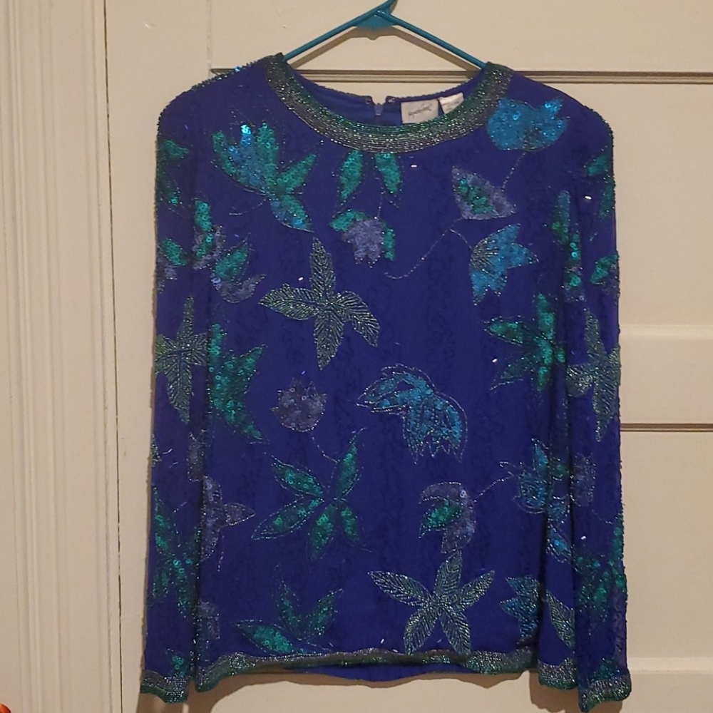 Jaqueline Ferrari Vintage beaded Top